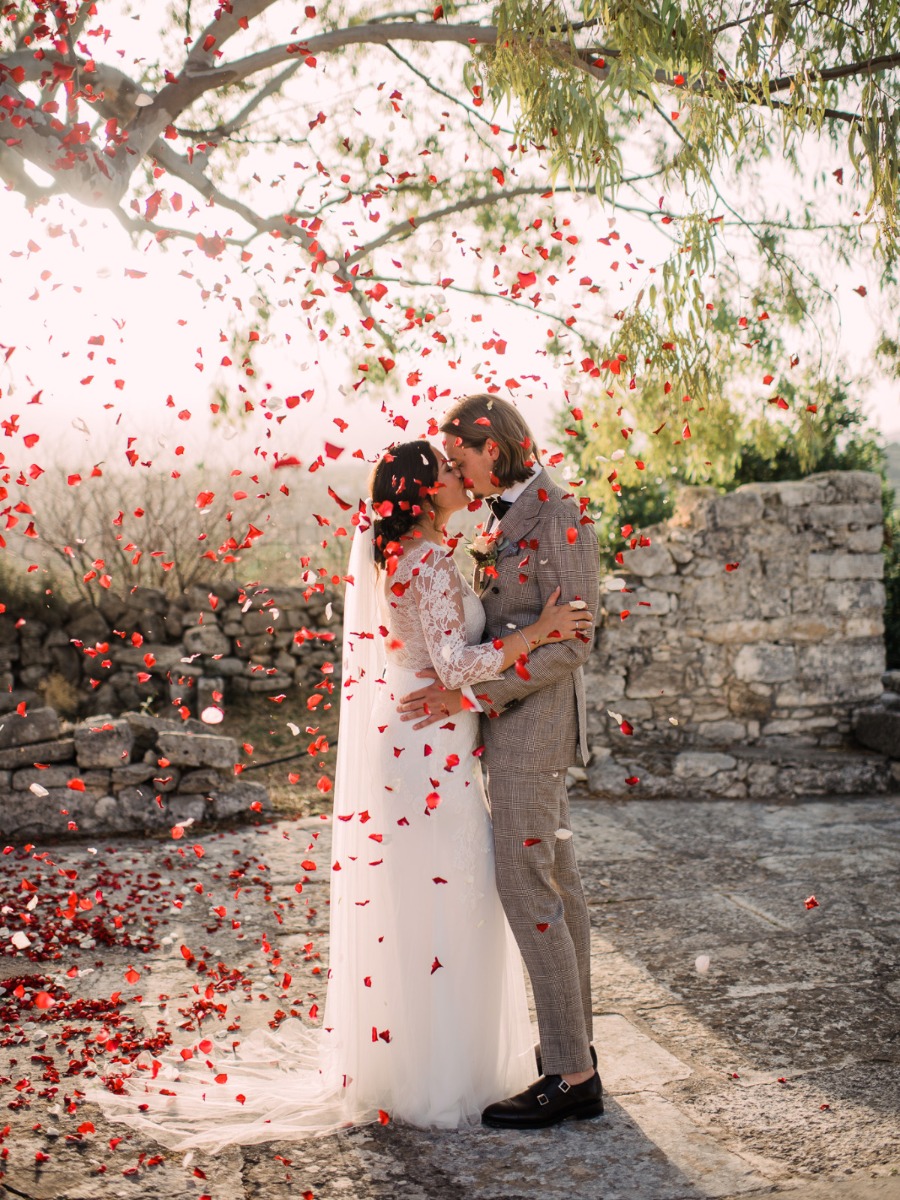 Rustic Intimate Elopement in Crete Planned in Just 48 hours