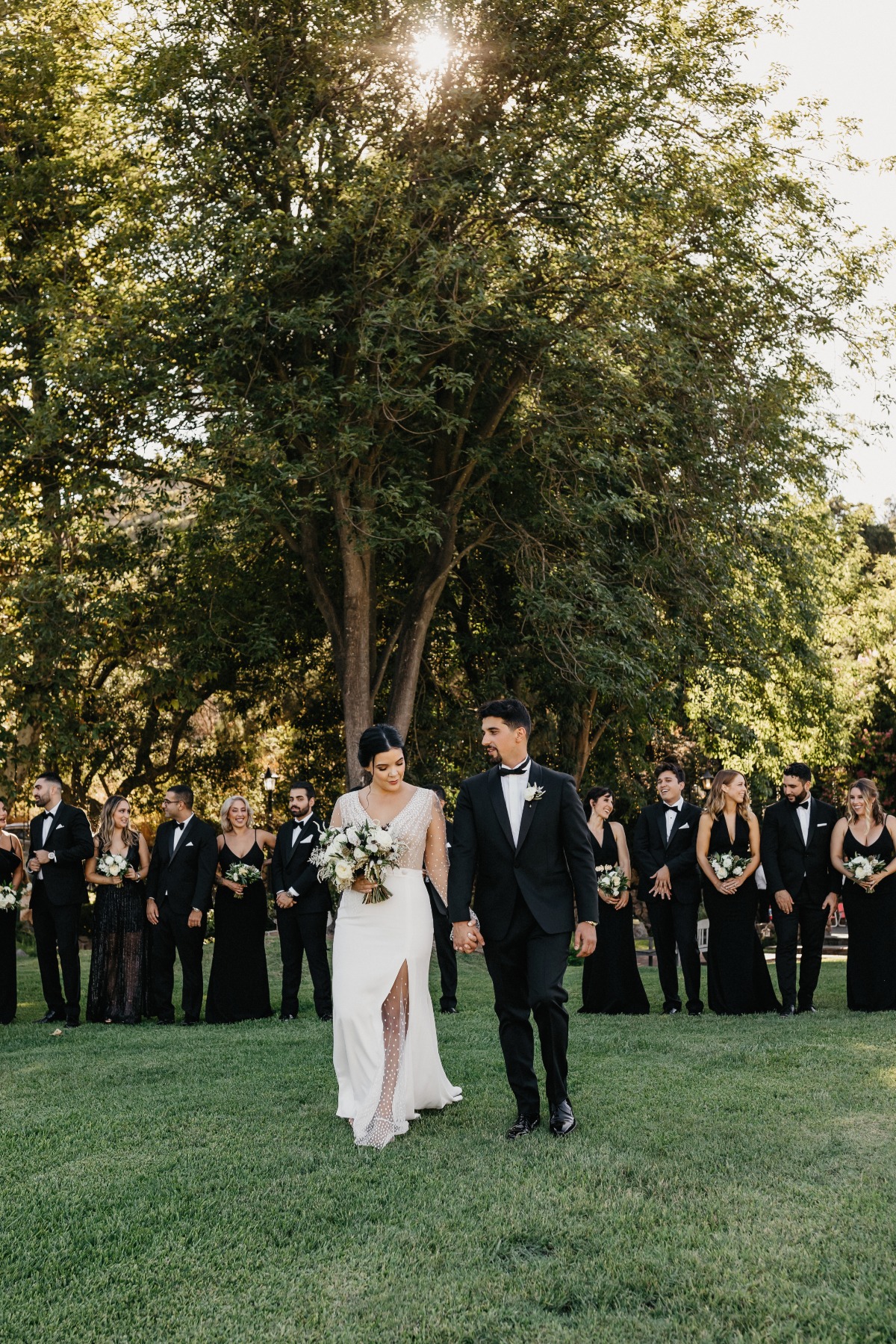 A Black And White Summer Soiree at Saddlerock Ranch