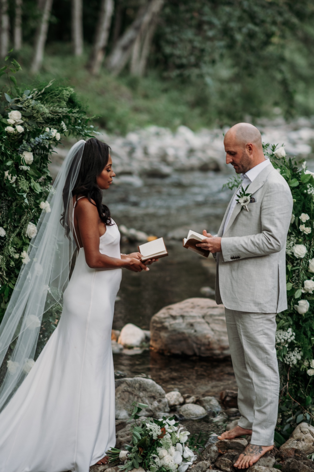 Ebony and Blake's Intimate Elopement Where they had their First Date