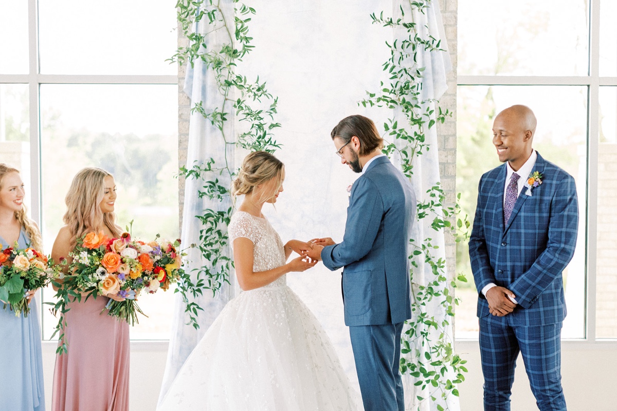 Southern Flare and Sunset Garden Wedding Inspiration