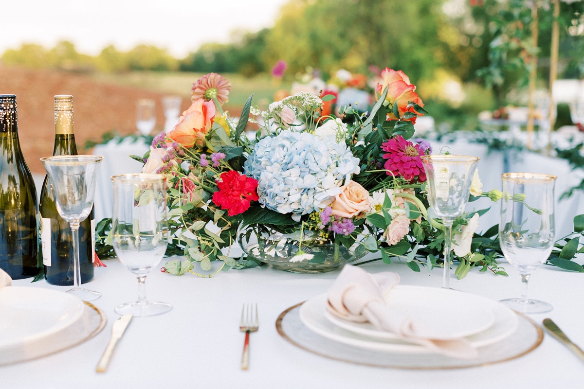 Southern Flare and Sunset Garden Wedding Inspiration