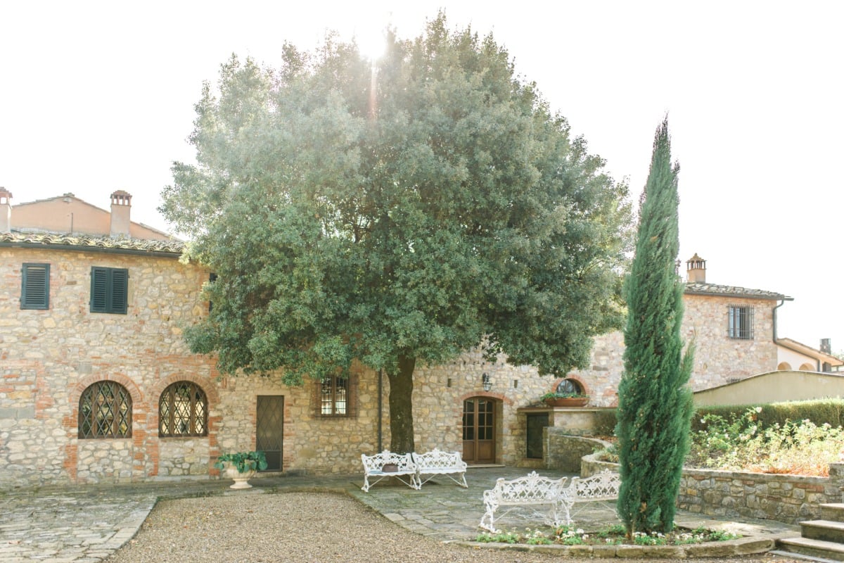This Awe-Inspiring Shoot In Tuscany Has Us Lusting for a Fall Wedding Surrounded By Cypress Trees