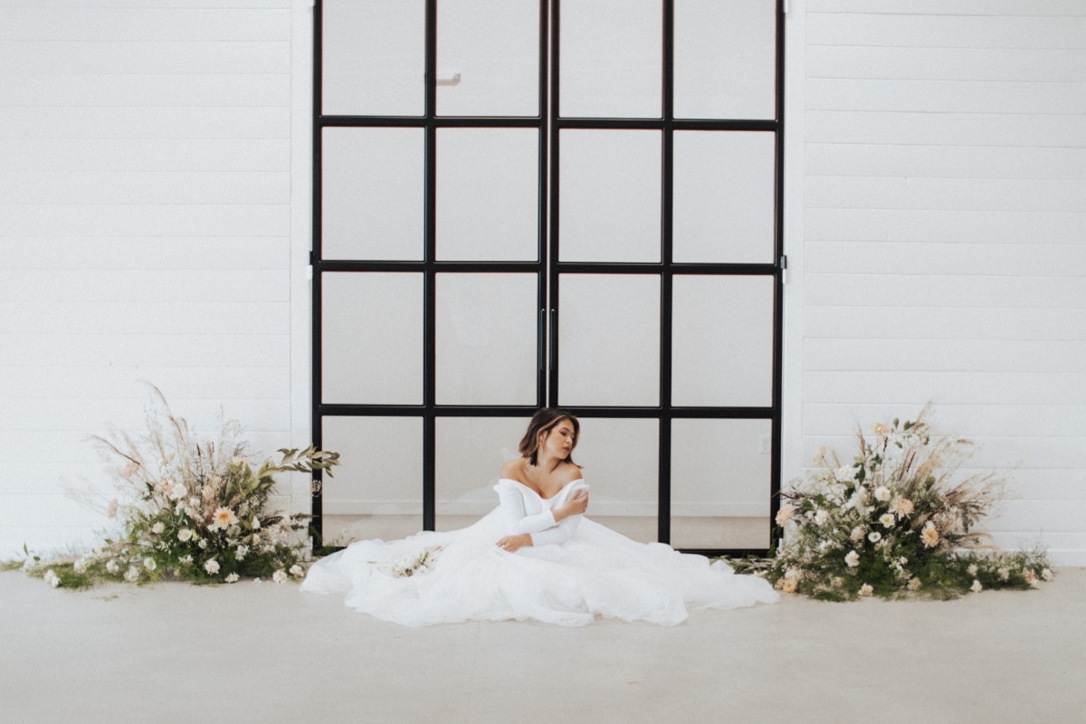 Editorial Styled Studio Bridal Session