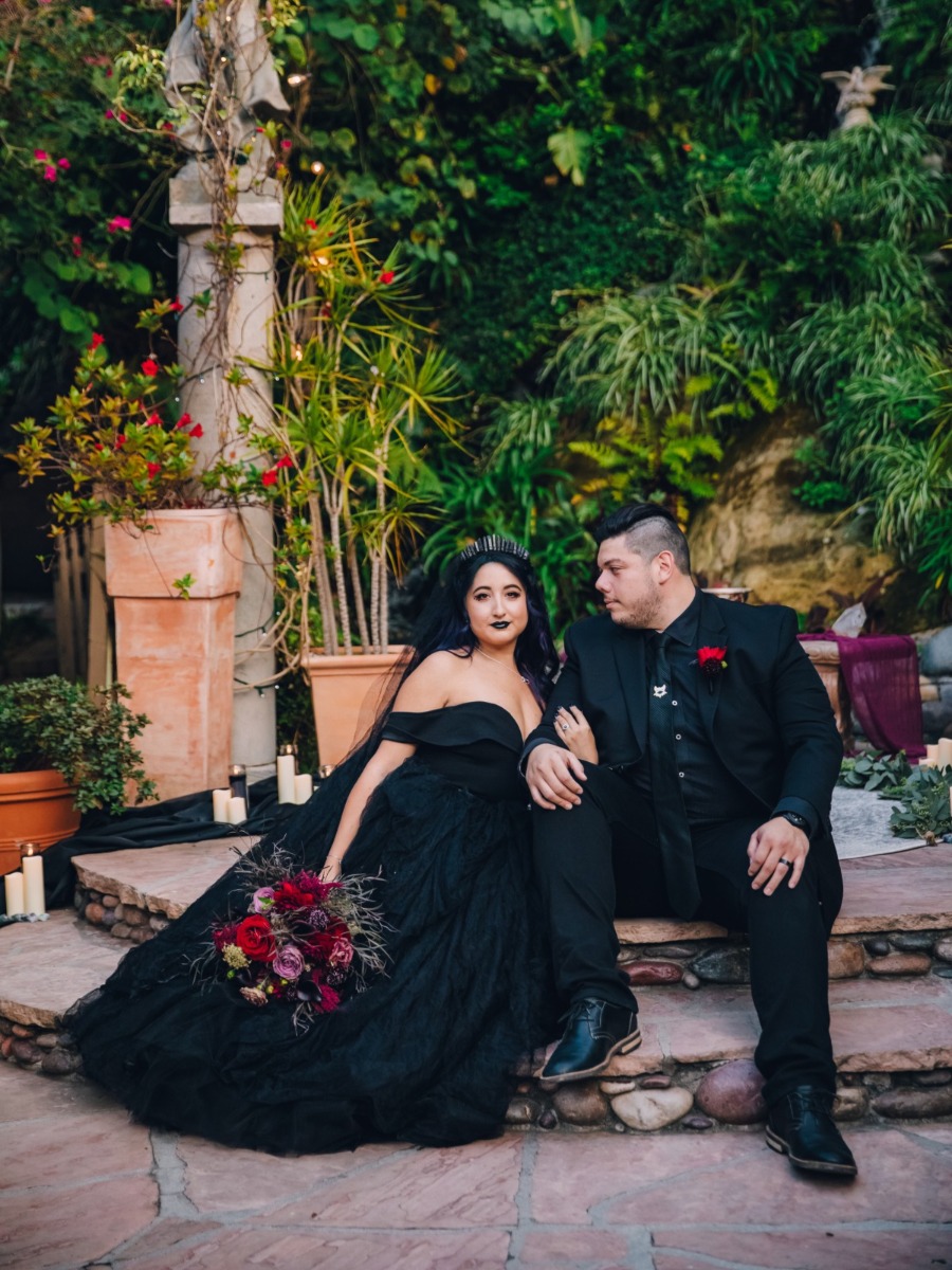 A Gothic Garden Wedding In Laguna Beach