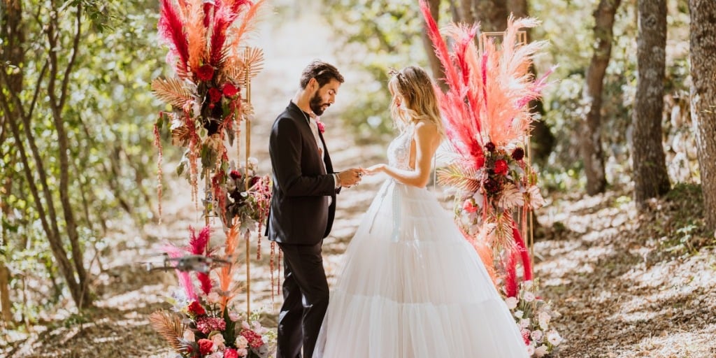 A Luxurious Guns N' Roses Inspired Wedding in Italy