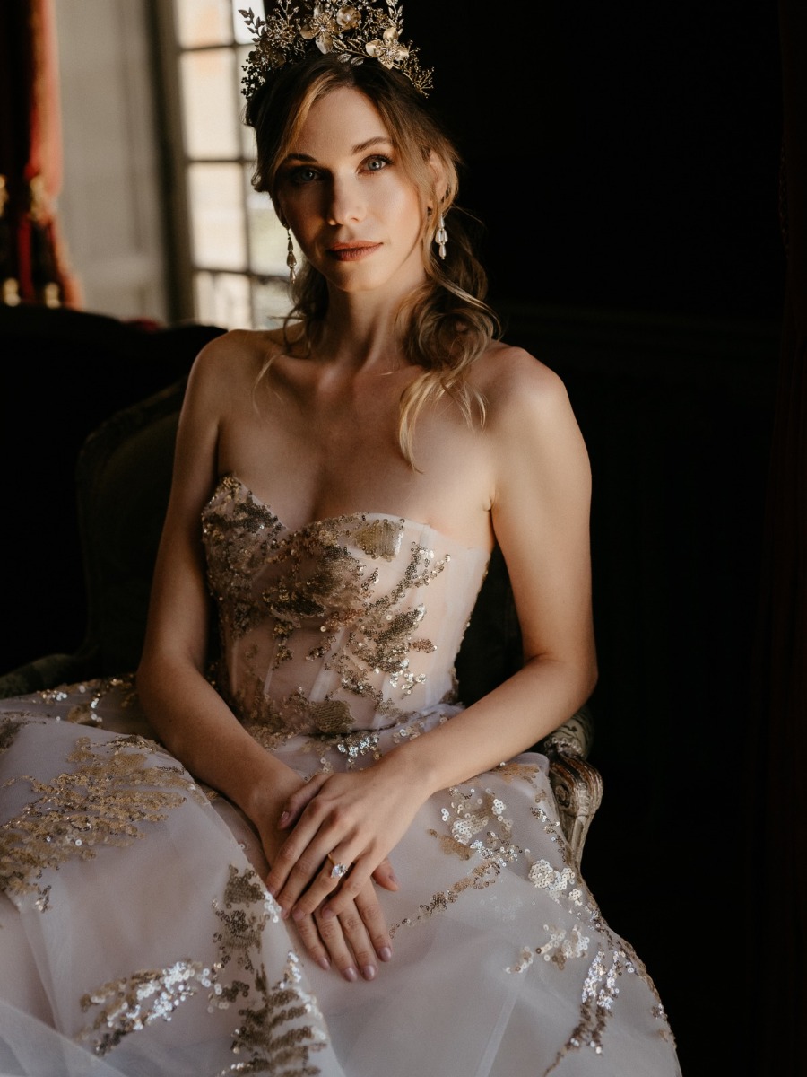 An Intimate + Opulent Wedding inspiration at Chateau de Villette