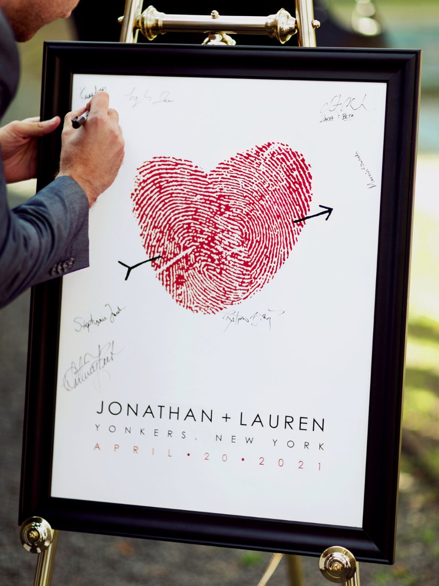 Celebrate Your Wedding Guests with This Unique Guest Book Keepsake