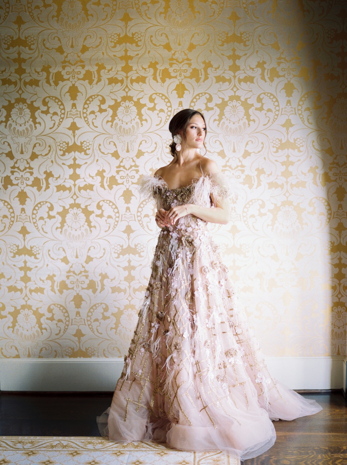 Luxury Spring Wedding Inspiration With Marchesa Fashions at the Dover Hall Estate In Virginia
