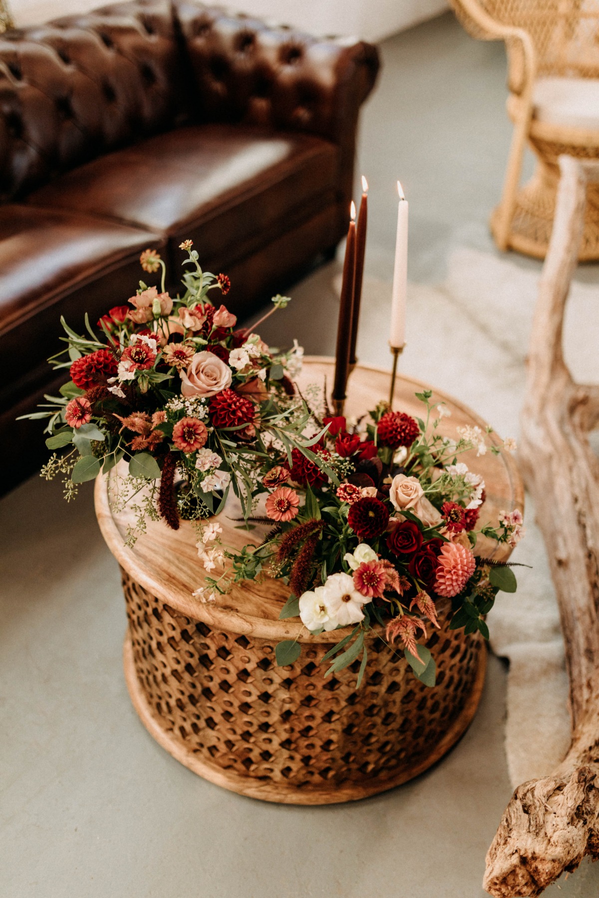 When a Venue Vibes So Hard That It's Your First Pick, Your Only Choice Is to Bring Some Boho and Rustic Edge to the Table Too