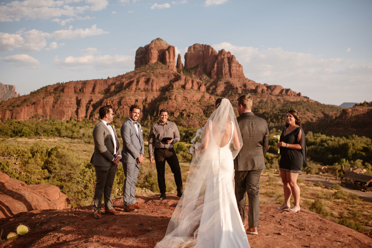 An Intimate + Adventurous Wedding Amongst The Red Rocks In Sedona