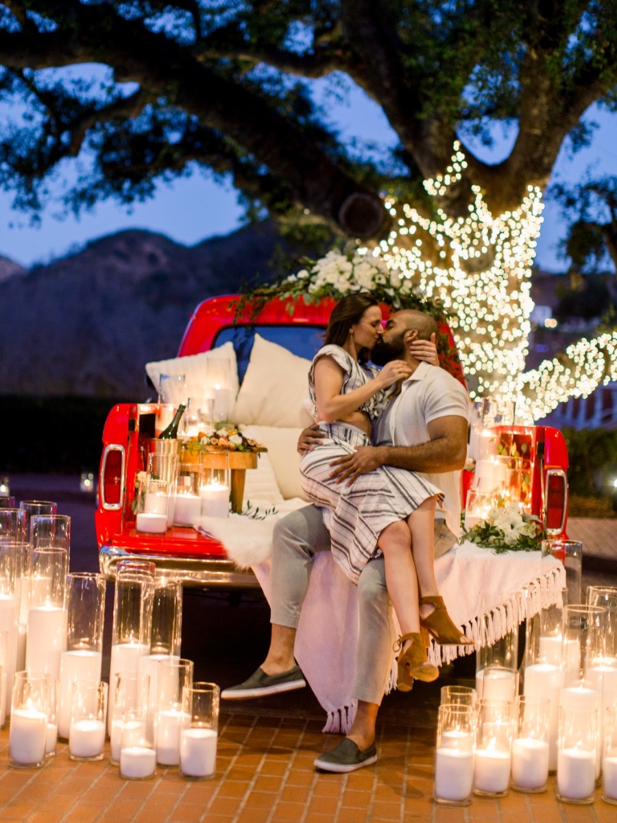 A Surprise Candlelit Valentines Day Proposal