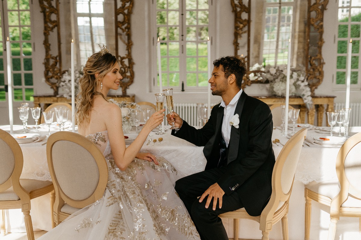 An Intimate + Opulent Wedding inspiration at Chateau de Villette