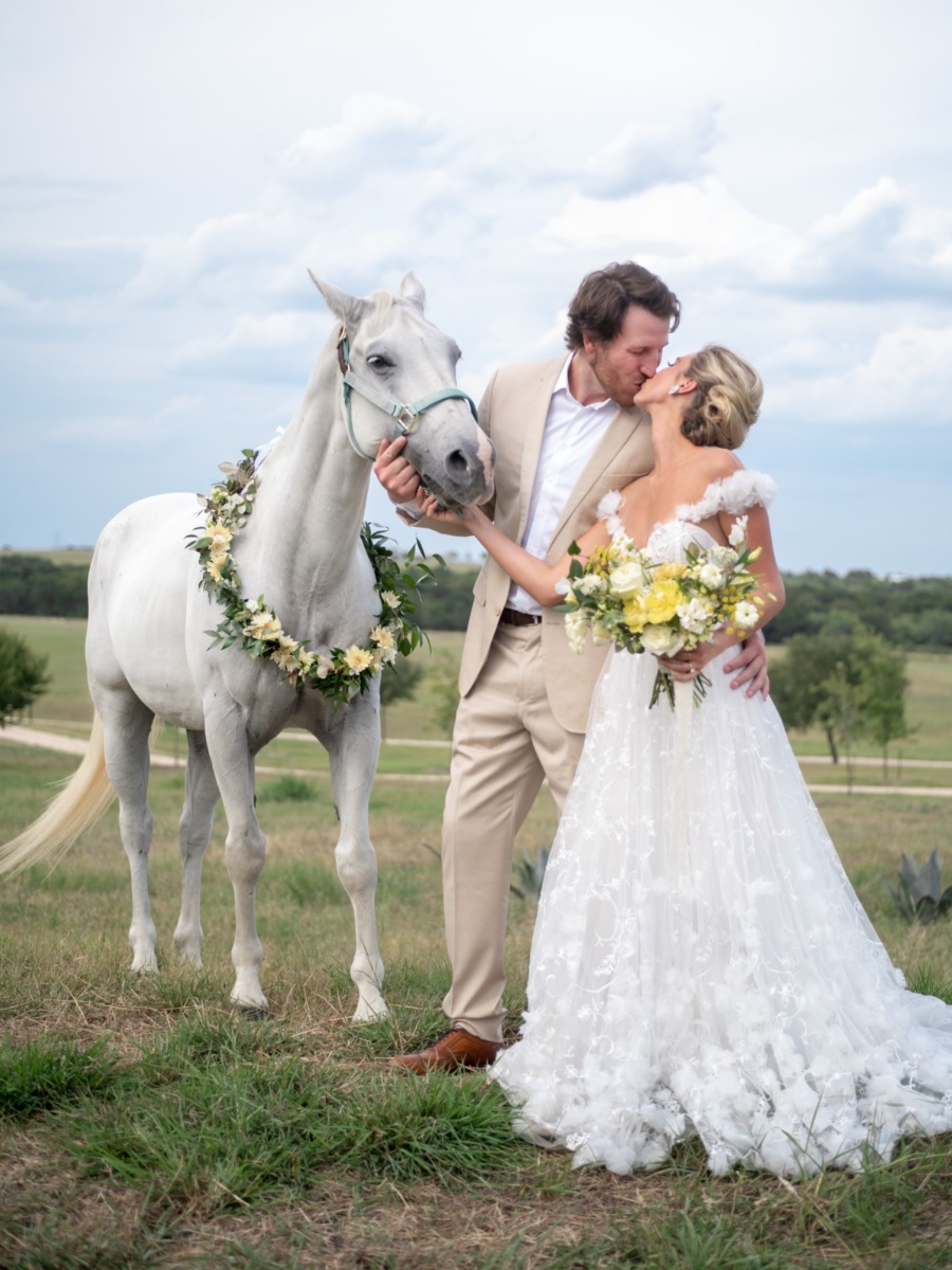 Elegant Texas Toile Micro Wedding