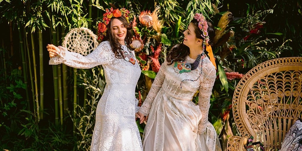 Frida Kahlo Inspired Wedding Inspiration at Garda Lake
