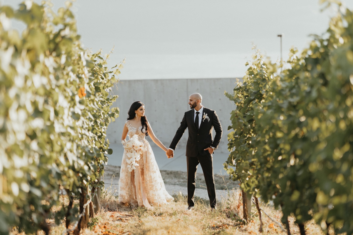 How To Have A Romantic Boho Inspired Vineyard Wedding in Lake Country, Canada