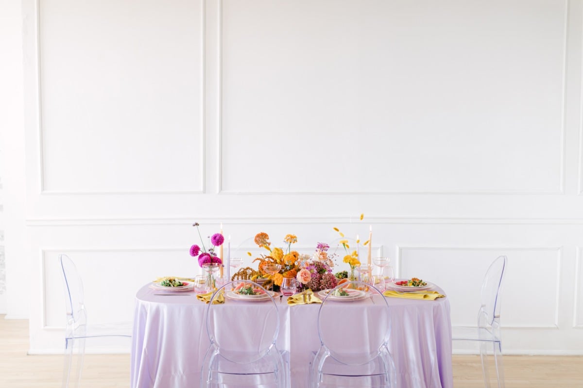 How To Add Bold Statements To Your Wedding Decor