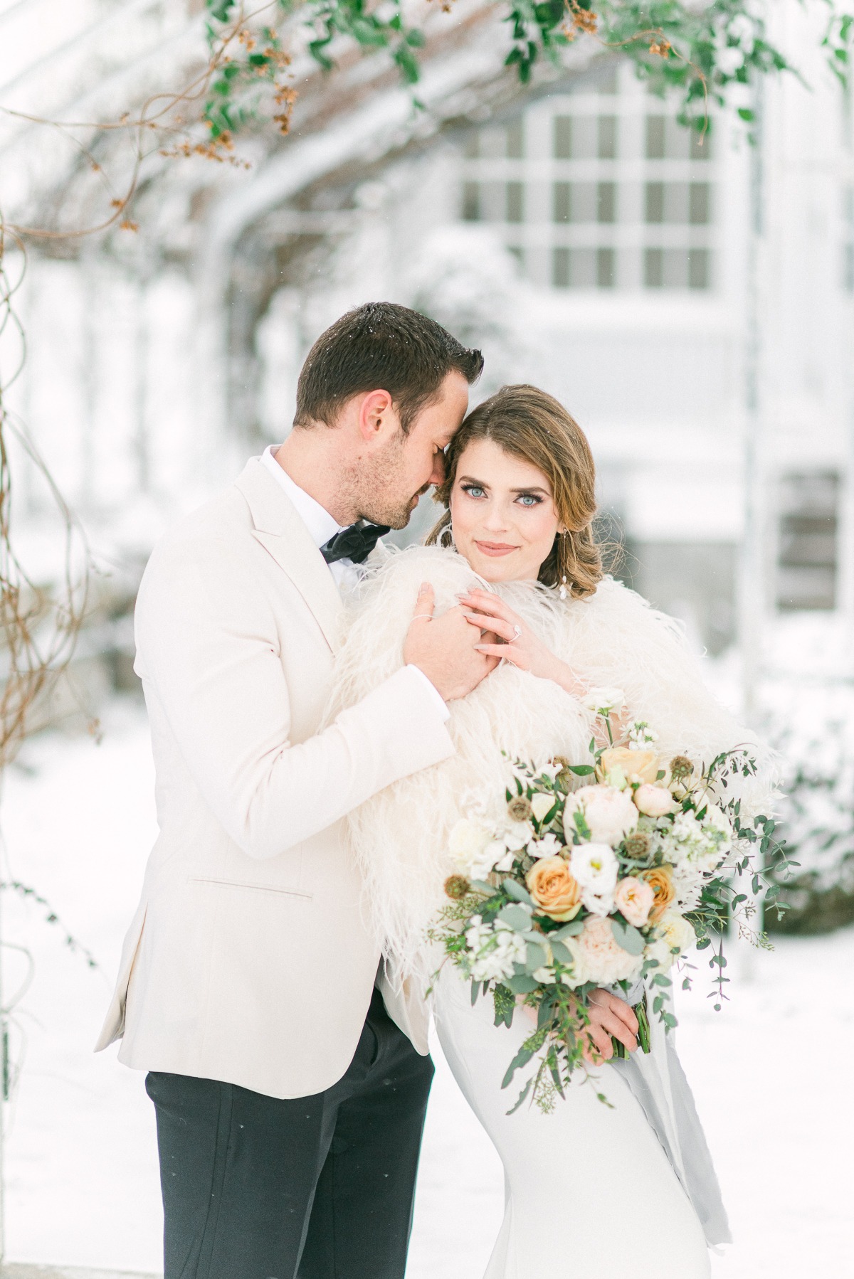 Dreamy Winter Wedding Inspiration in Vermont
