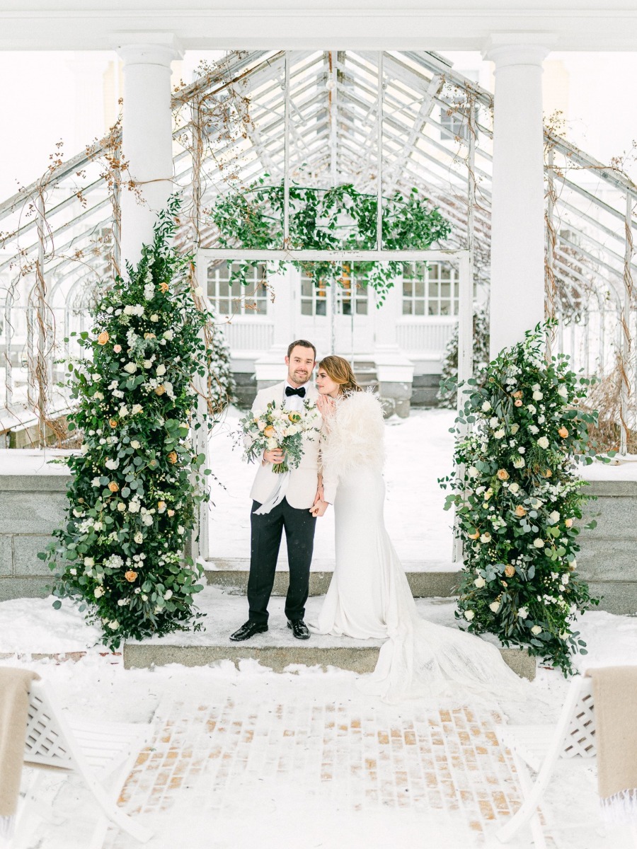 A Dreamy Winter Wonderland Styled Shoot In Vermont