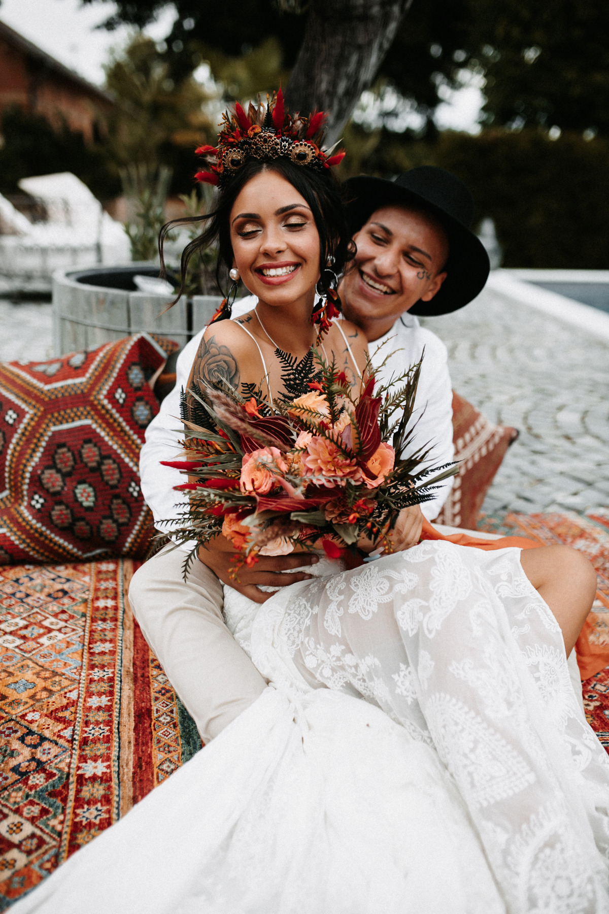 A Steamy Spanish-Inspired Shoot Where Tattoos Are The New Must-Have Wedding Accessory