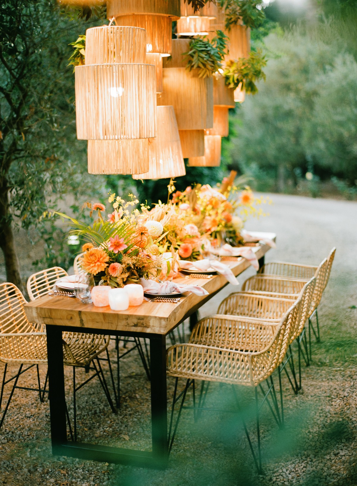 Luxury Desert-Inspired Intimate Wedding on a Hacienda & Vineyard in California