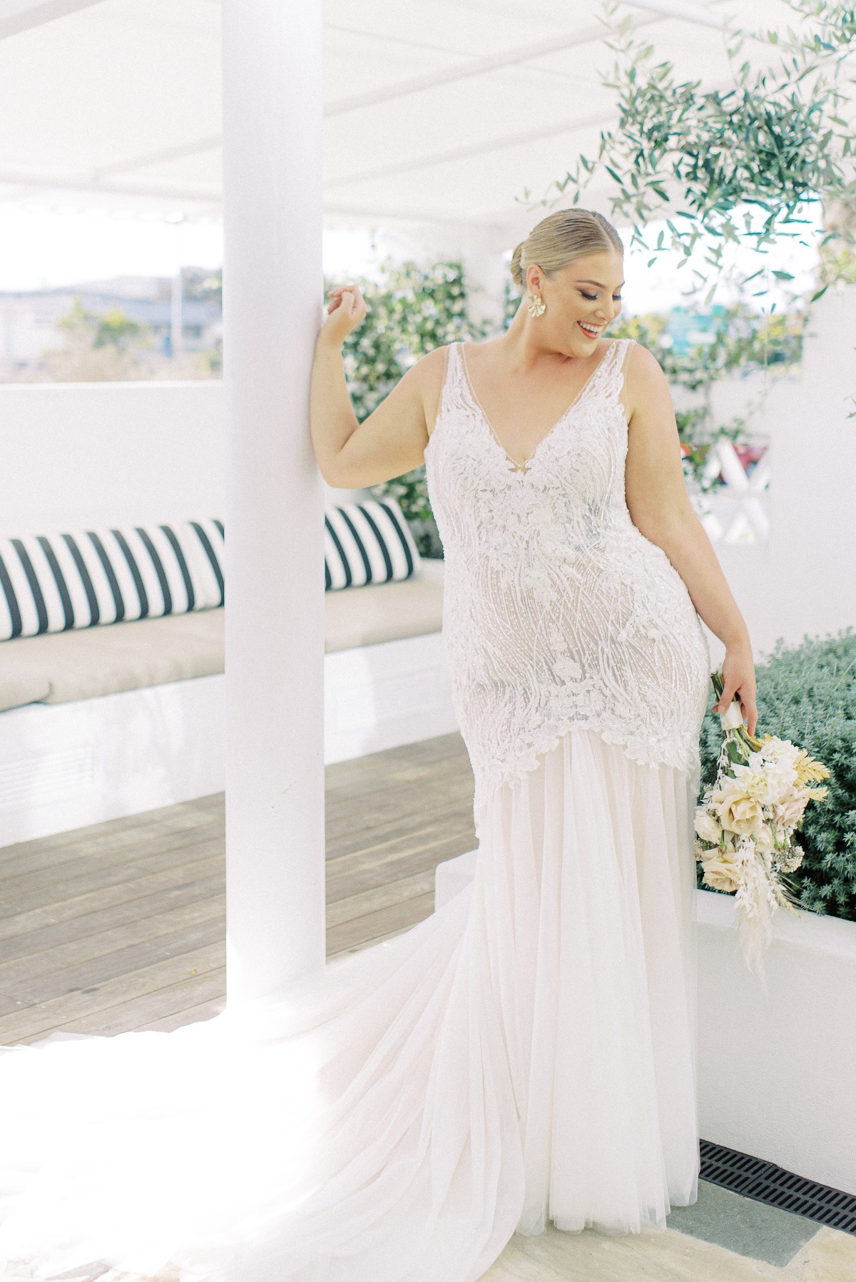 Mediterranean Real Bride Revolution Inspiratino Shoot by White Lily Couture