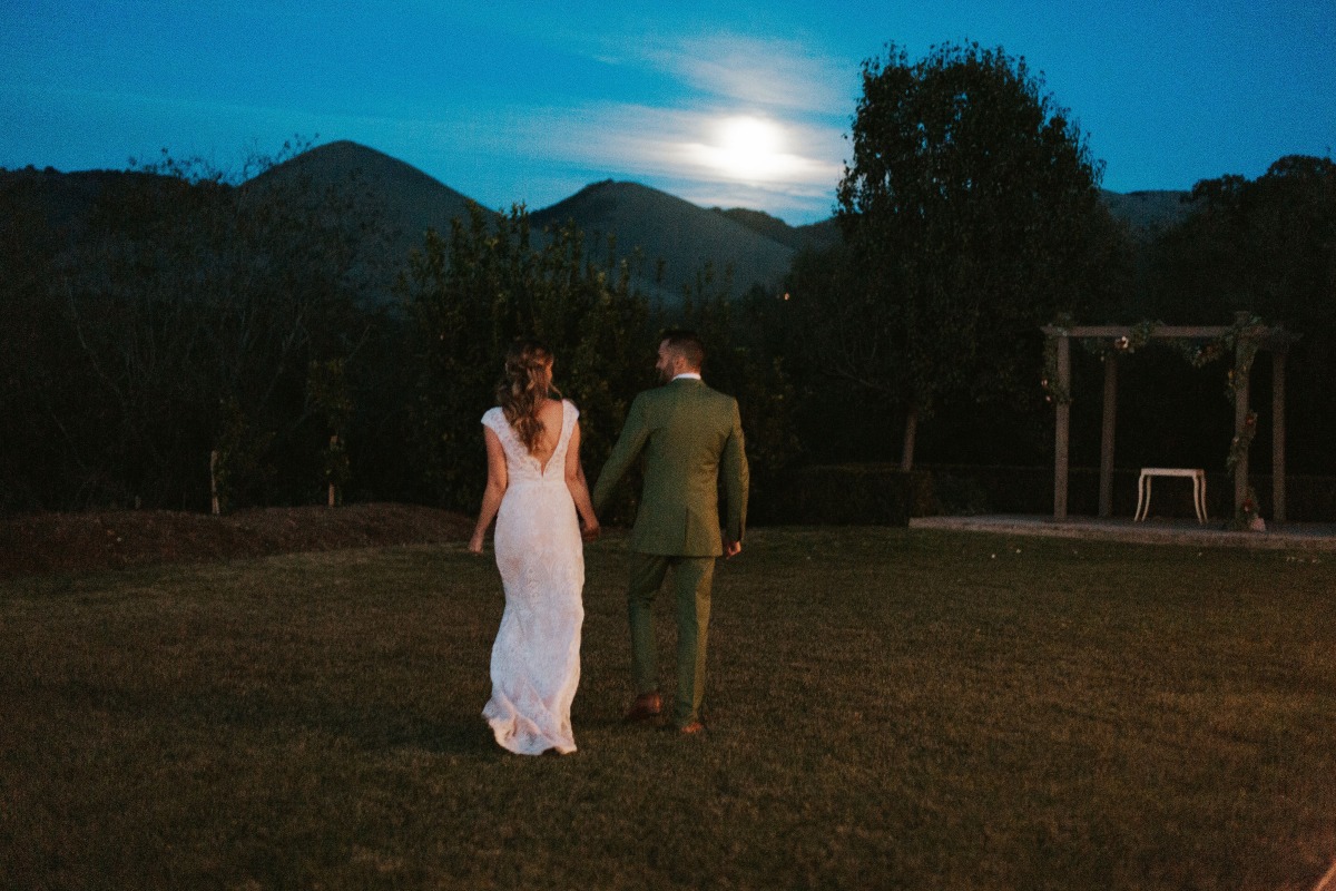 Rustic Barnyard Wedding Under A Full Moon