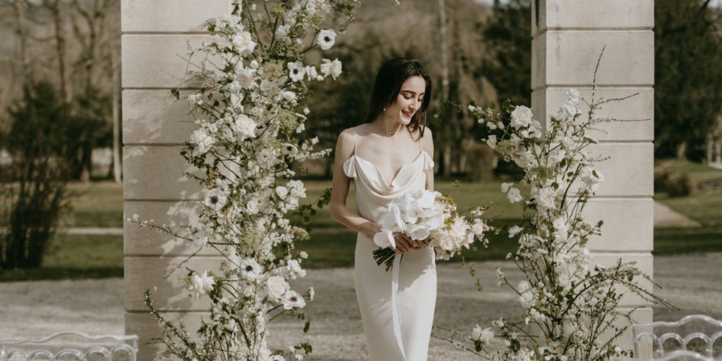 Minimalist Inspiration Shoot At A French Château That Makes Elegance Look Effortless