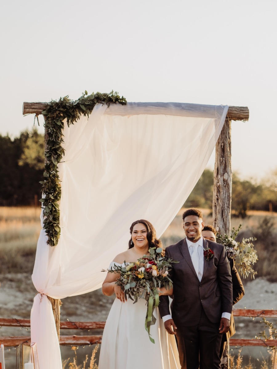 Rustic Charm Gets A Samoan Twist In This Vibrant Fall Wedding On A Texas Ranch