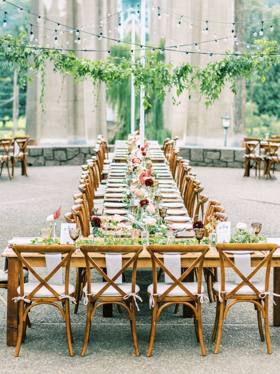 Scenic Portland Wedding Under St. John's Bridge