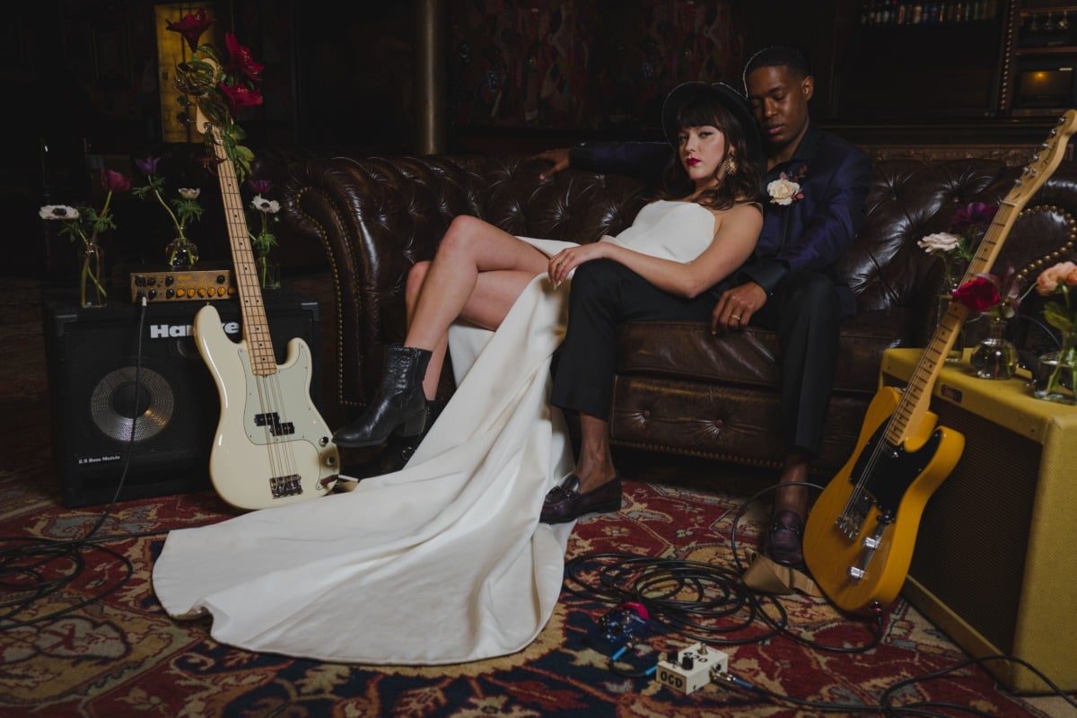 Fashion and Music Take Center Stage In This Rock and Roll Inspired Shoot