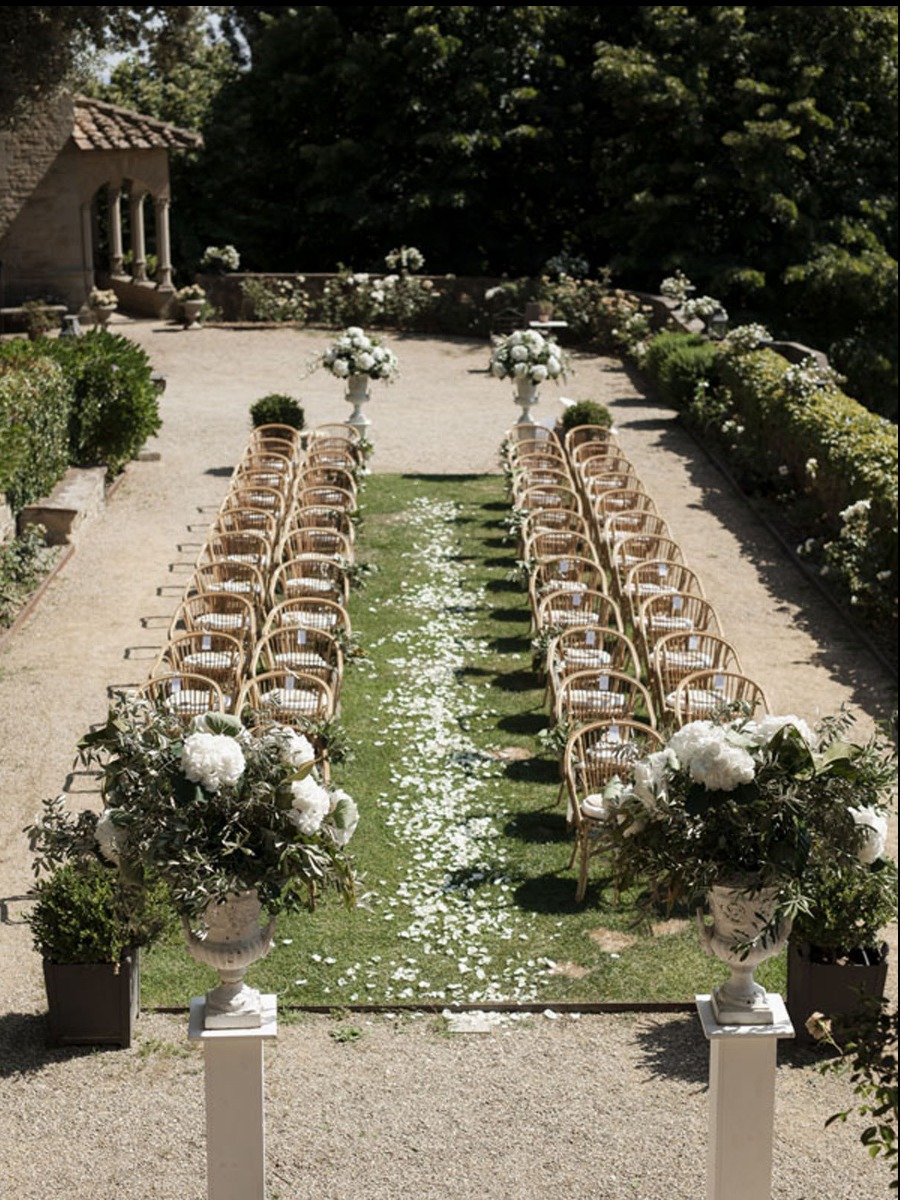 Fashion-Forward Boho Wedding In The Tuscan Hills