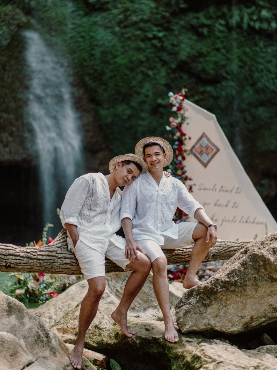 Breathtaking Elopement At A Waterfall In Vietnam