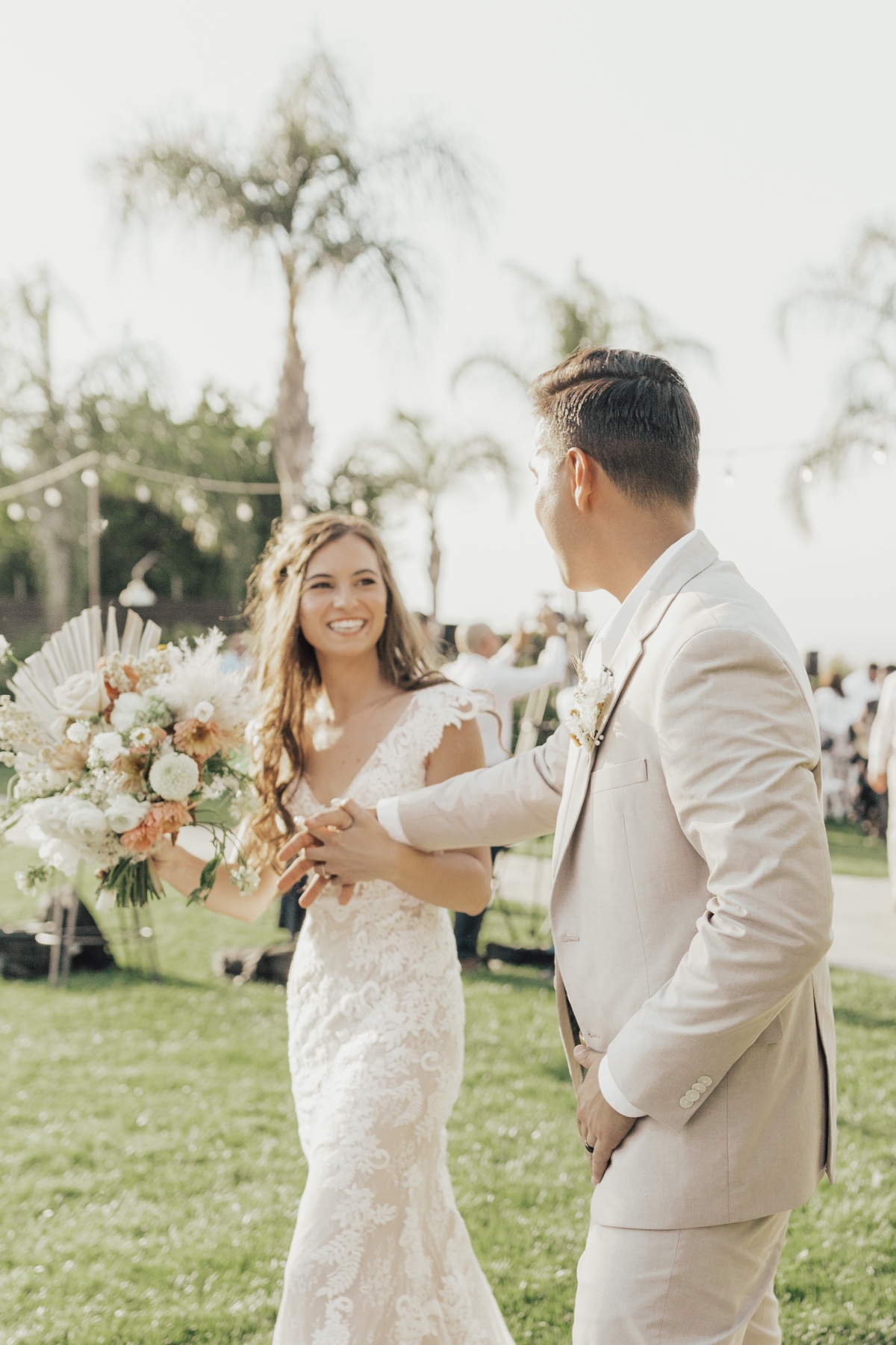 A City-wide Blackout Couldn't Stop This Sunny Desert Wedding