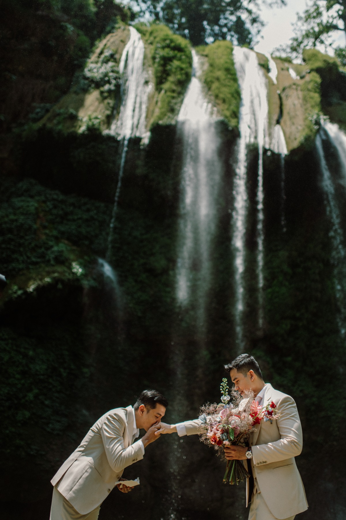 Breathtaking Elopement At A Waterfall In Vietnam