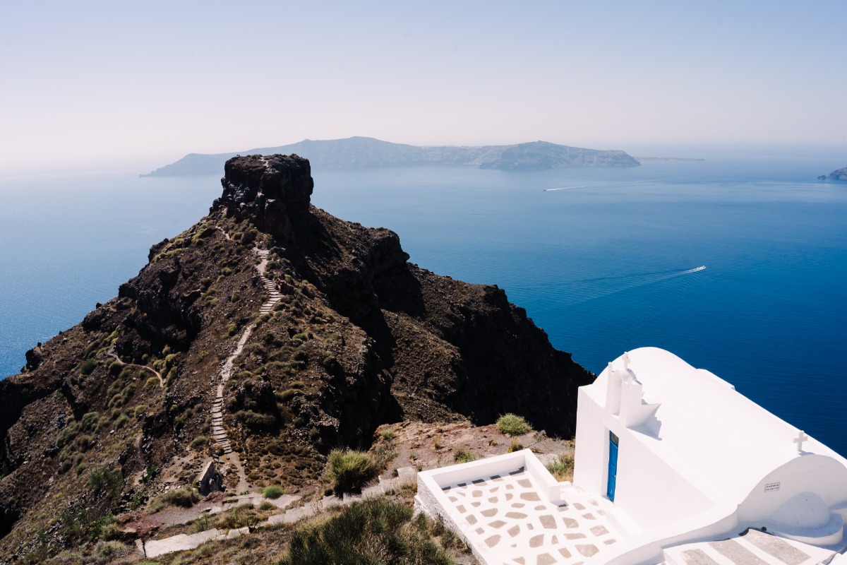 Get Away From It AllâA Magical Elopement On The Cliffs of Santorini