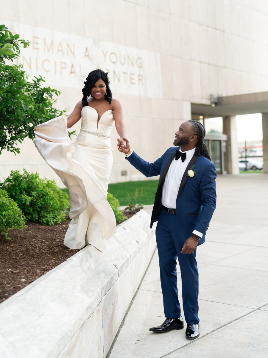 Celebrating Juneteenth And Black Love With This Joyous Motown-Inspired Shoot In The Heart Of Detroit