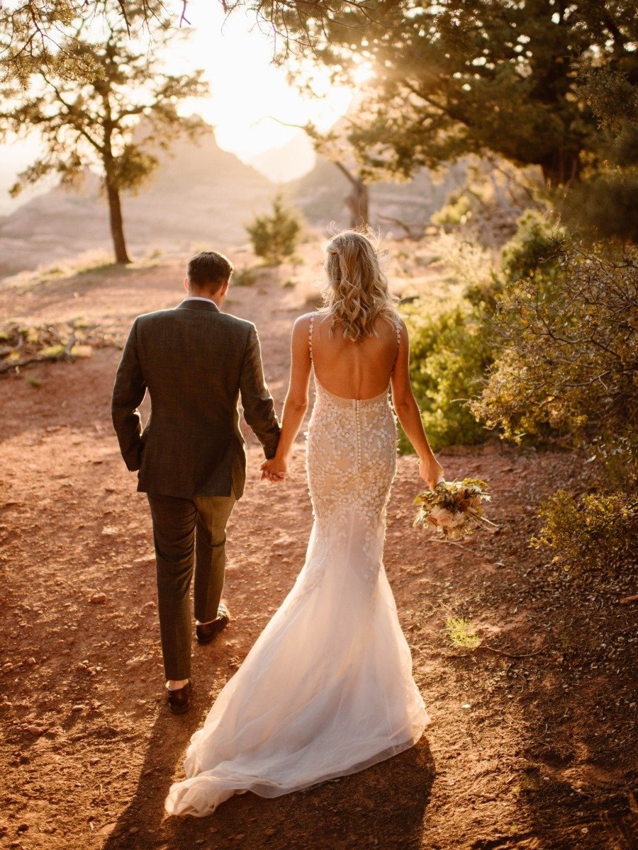 Two Families Become One In This Scenic Adventure Elopement In The Sedona Desert