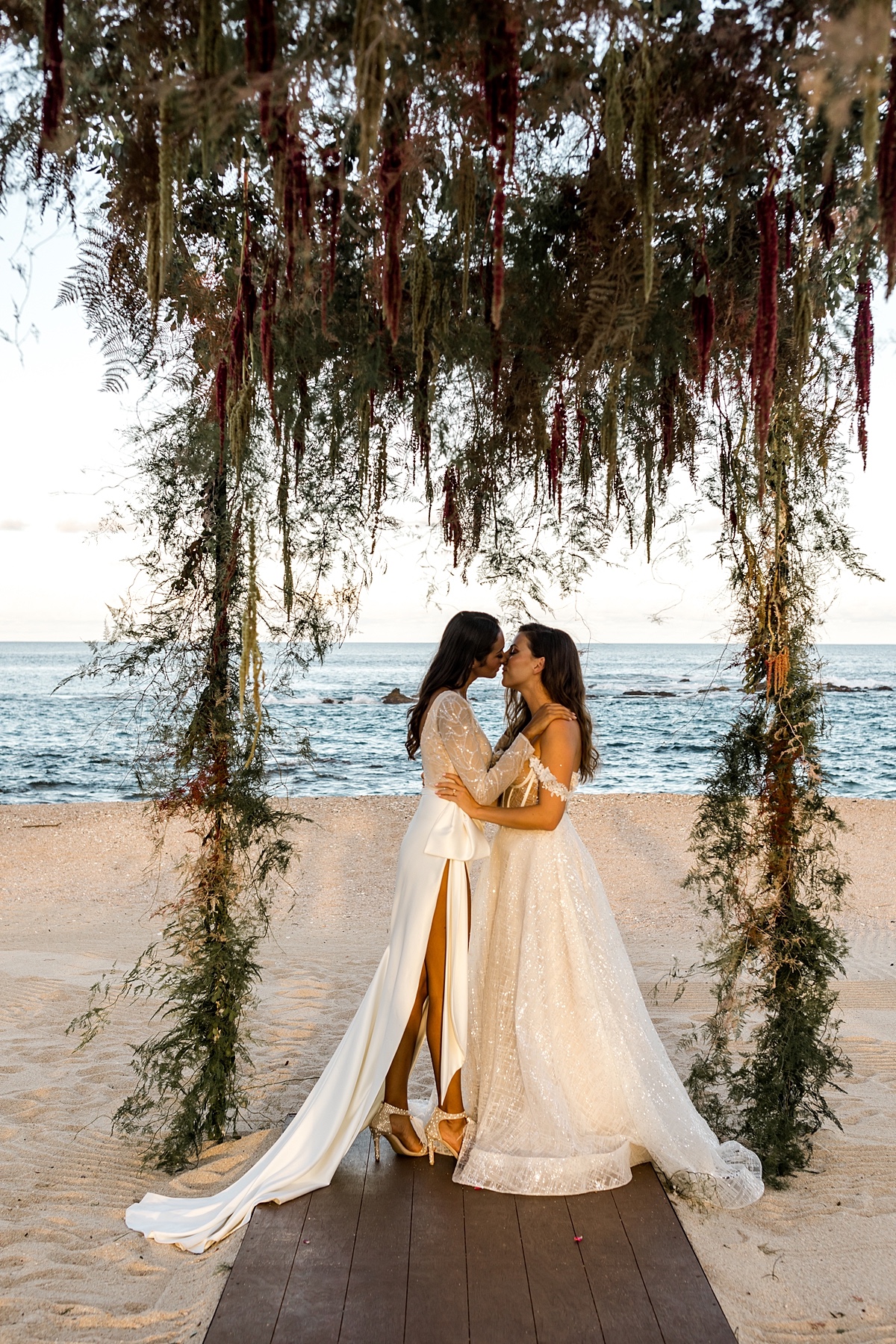 Both Brides Shine In This Eclectic Elopement Inspiration