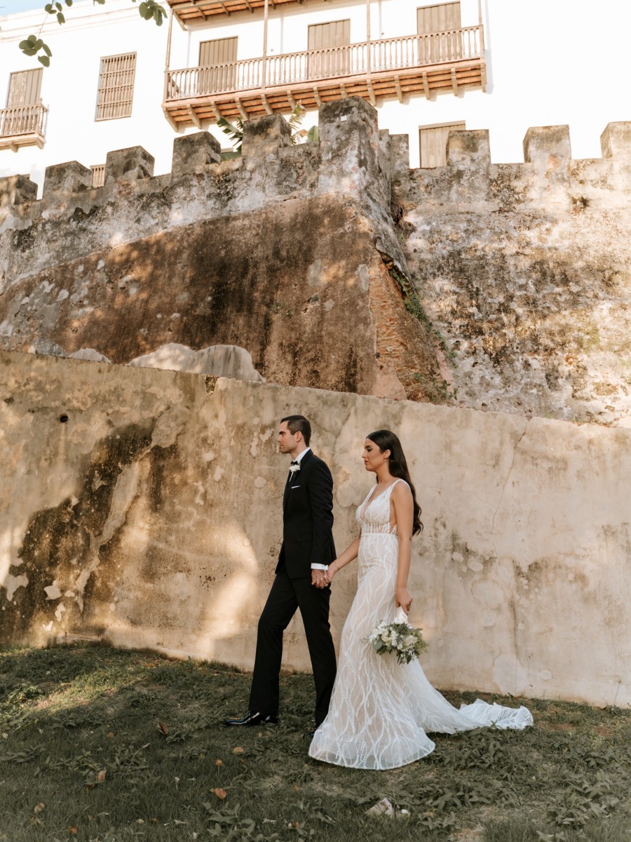 A Classic Wedding At A Coveted Venue In Old San Juan, Puerto Rico