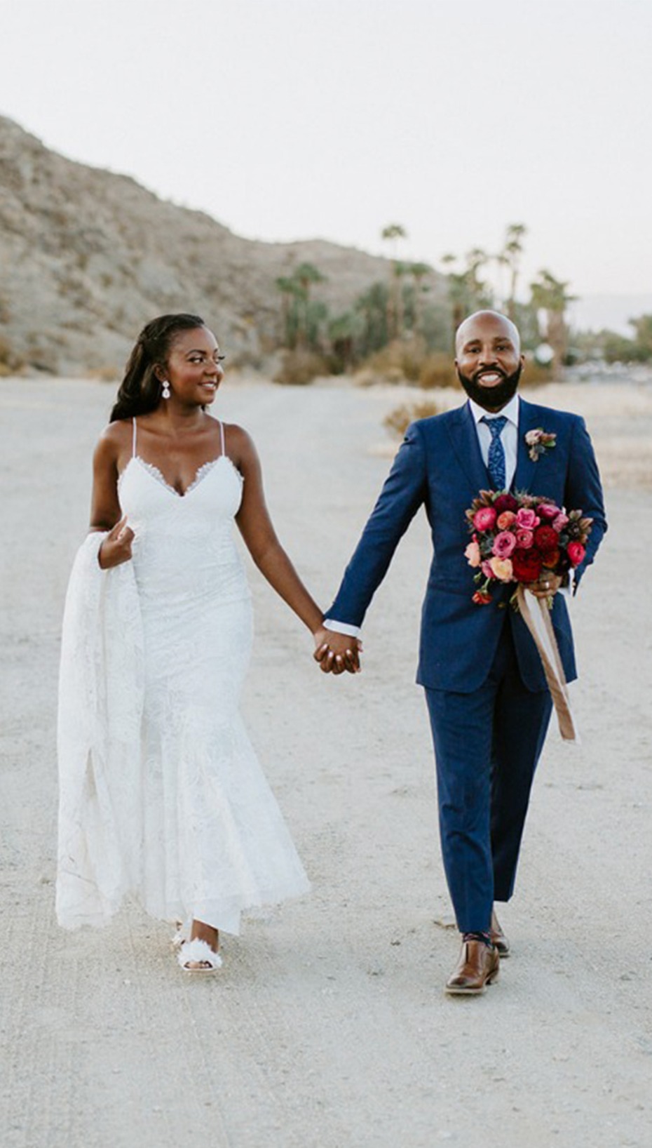 This Rooftop Wedding In Palm Springs Is Sure To Brighten Your Day