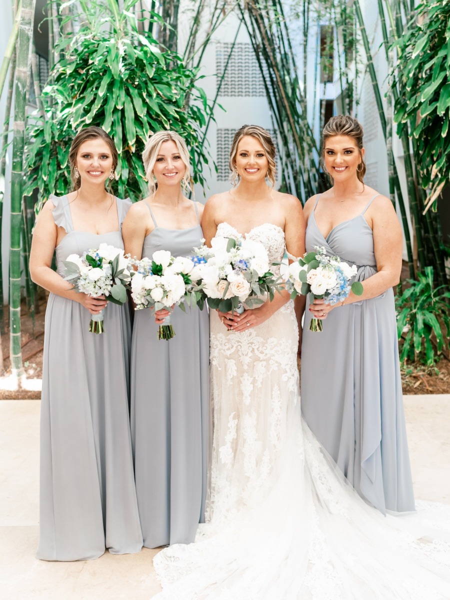 A Dusty Blue Destination Wedding at Finest Playa Mujeres