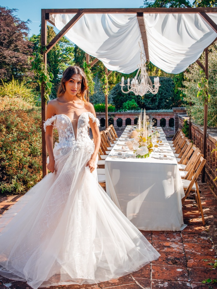 A French Countryside Wedding in a Victorian Glasshouse