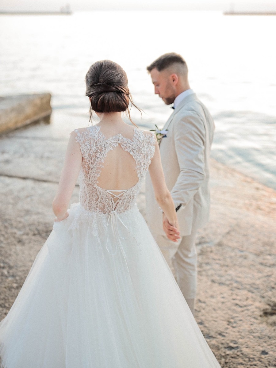 A Pretty Pink Wedding Along The Adriatic Sea