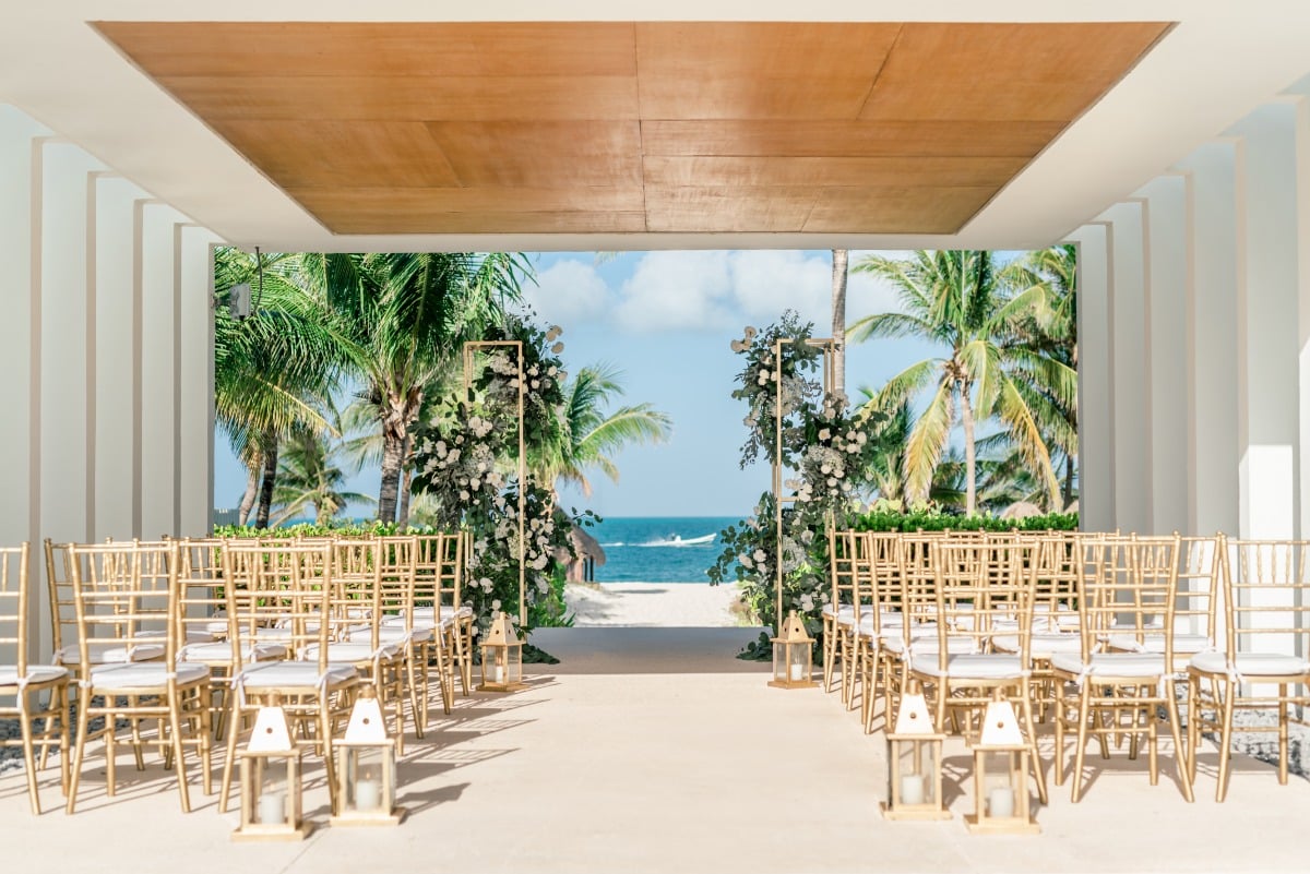 A Dusty Blue Destination Wedding at Finest Playa Mujeres