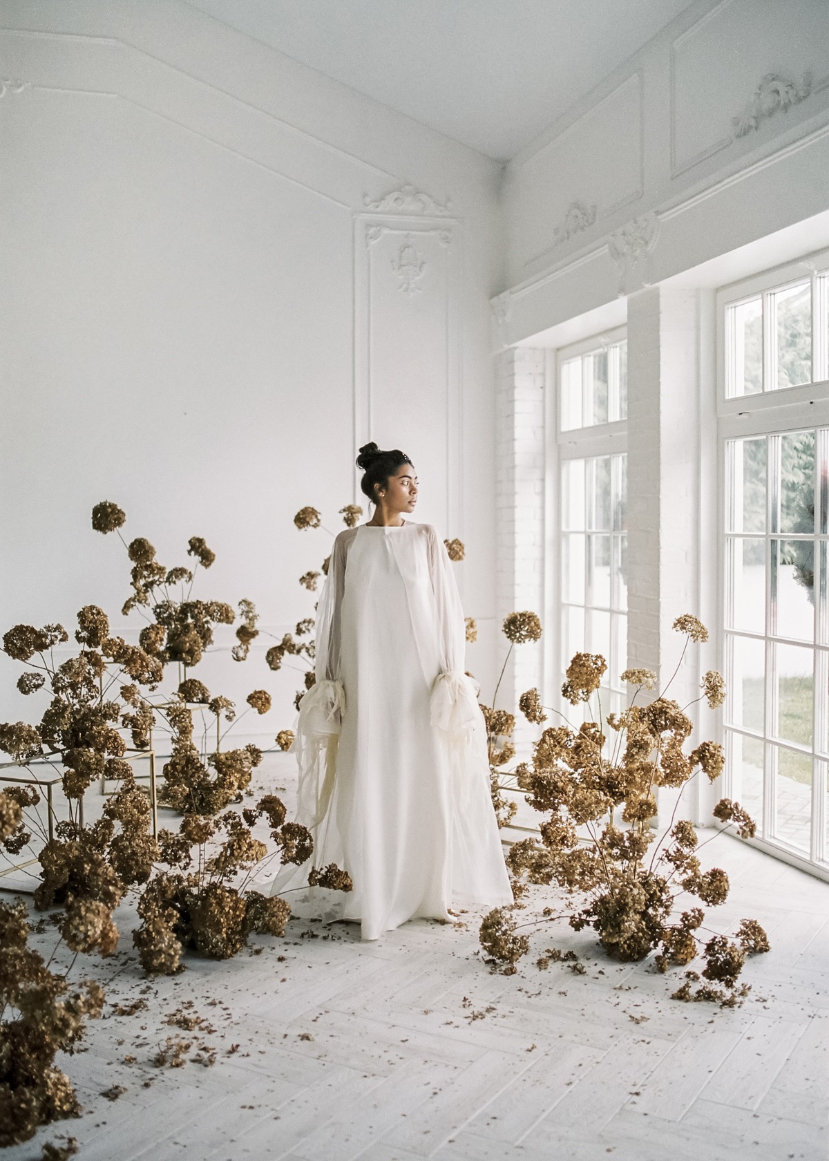 This Gilded Wedding Inspiration Shoot Looks Like A Modern Fairytale