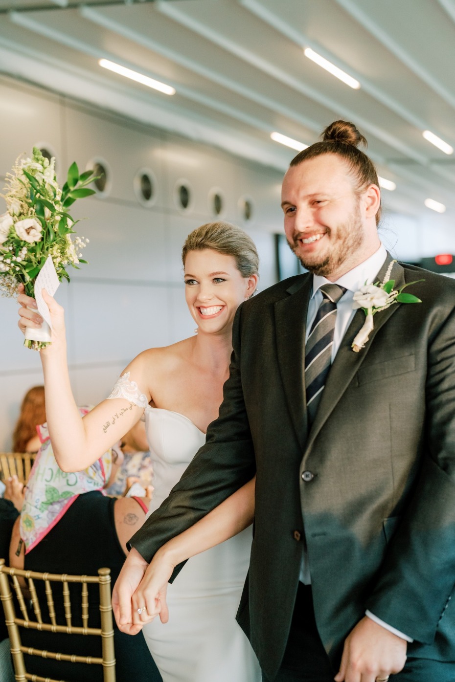 Timeless DC Wedding Inspiration At The International Spy Museum Puts the Class In Classified