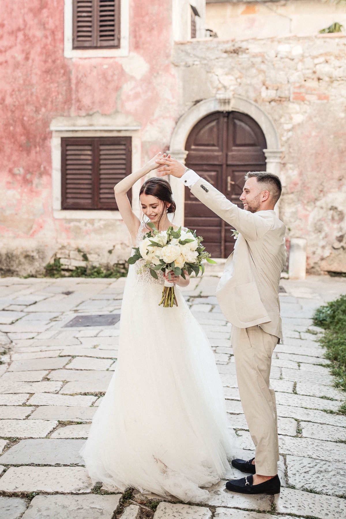 A Pretty Pink Wedding Along The Adriatic Sea