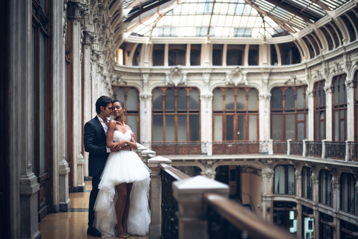 Stylish elopement in Turin
