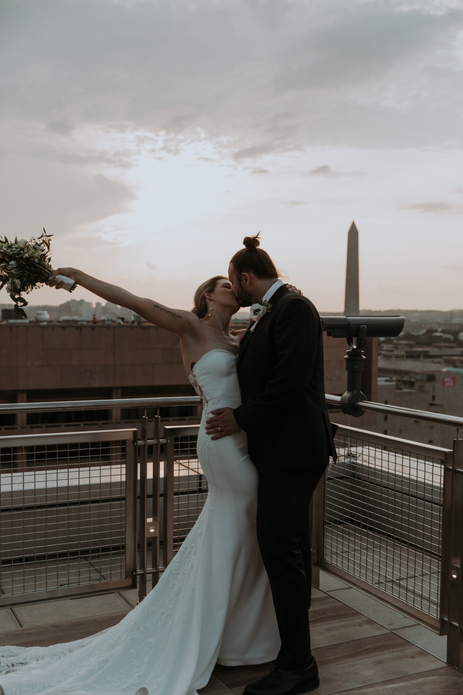 Timeless DC Wedding Inspiration At The International Spy Museum Puts the Class In Classified