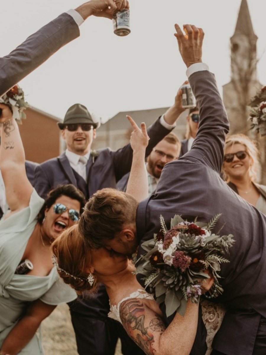 This Rustic Indiana Wedding Looks Like A Real Good Time